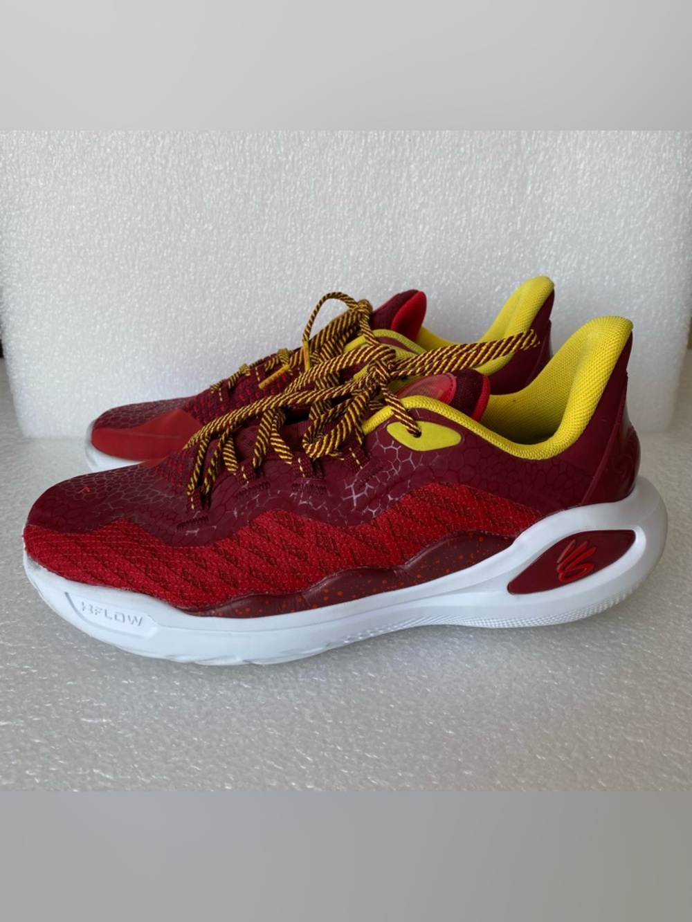 Under Armour Curry Flow 11 "Bruce Lee Fire" Shoes Size Men's 8 and Women's 9.5
